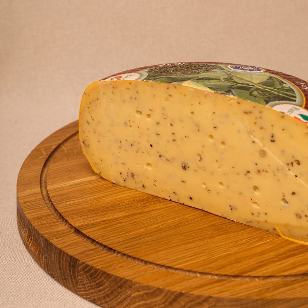 Ser gouda holenderska z czosnkiem niedźwiedzim